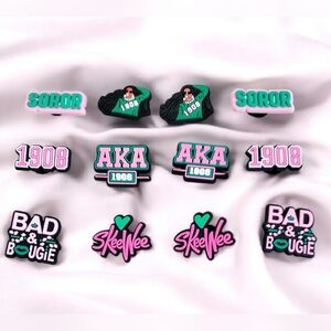 AKA Sorority Croc Charms